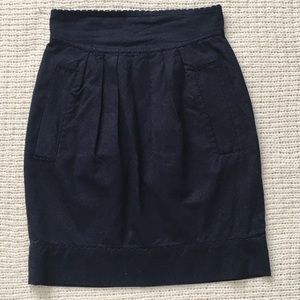French Connection Pleated Bubble Skirt